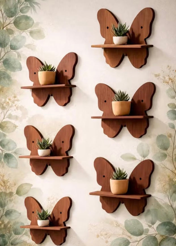 Butterfly wall Interior Set | Home Decor Interior Design (Pack of 6)