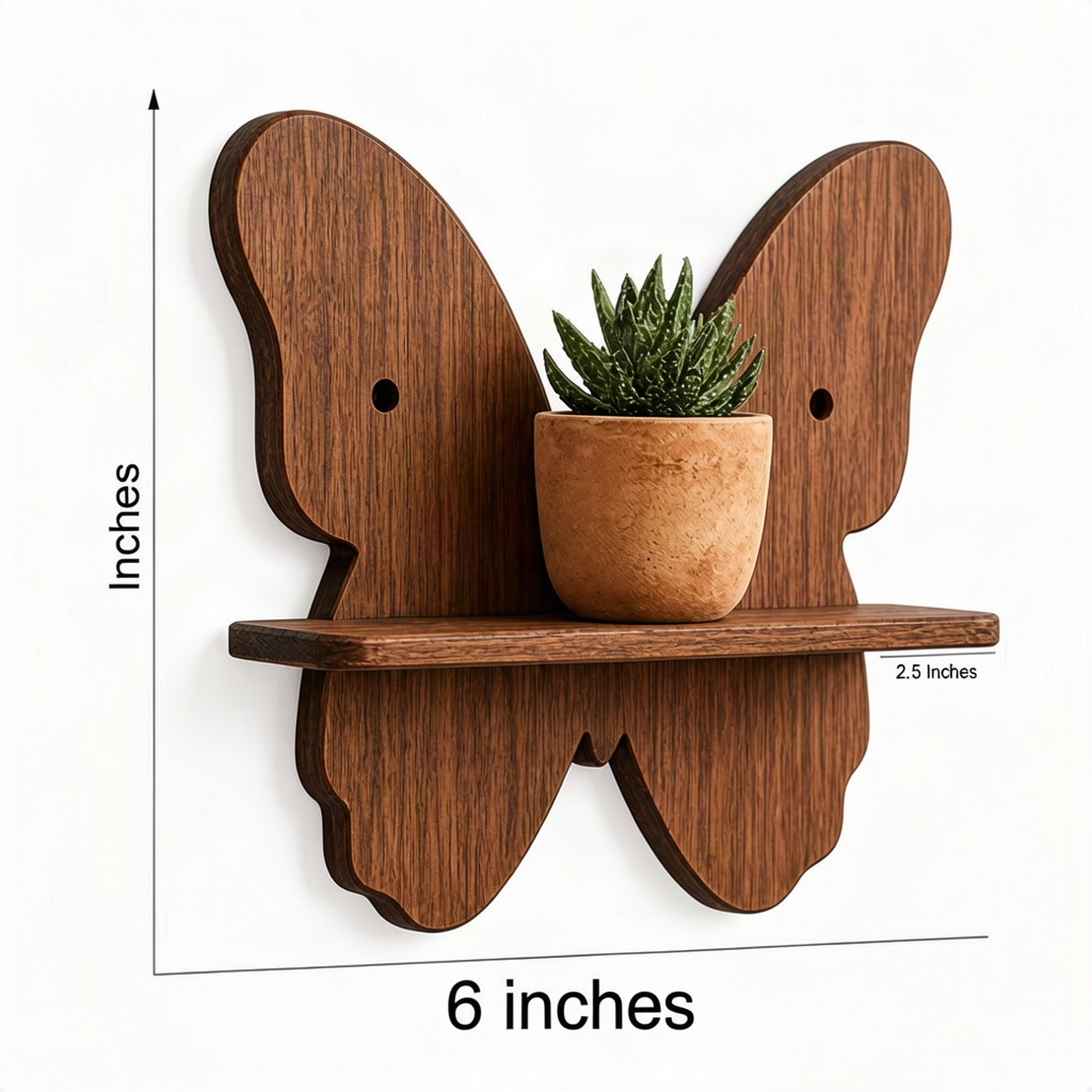 Butterfly wall Interior Set | Home Decor Interior Design (Pack of 6)