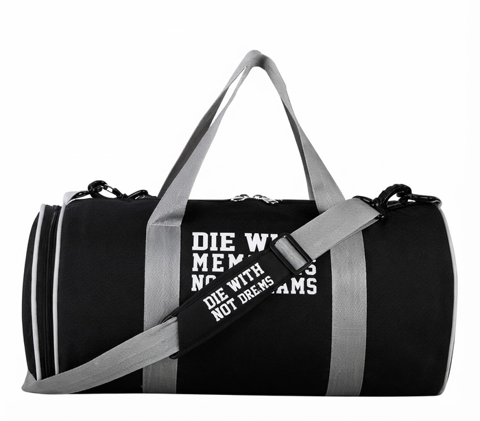 Gym Bag | For Men and Women | Saperate Shoe Compartment | Black Colour